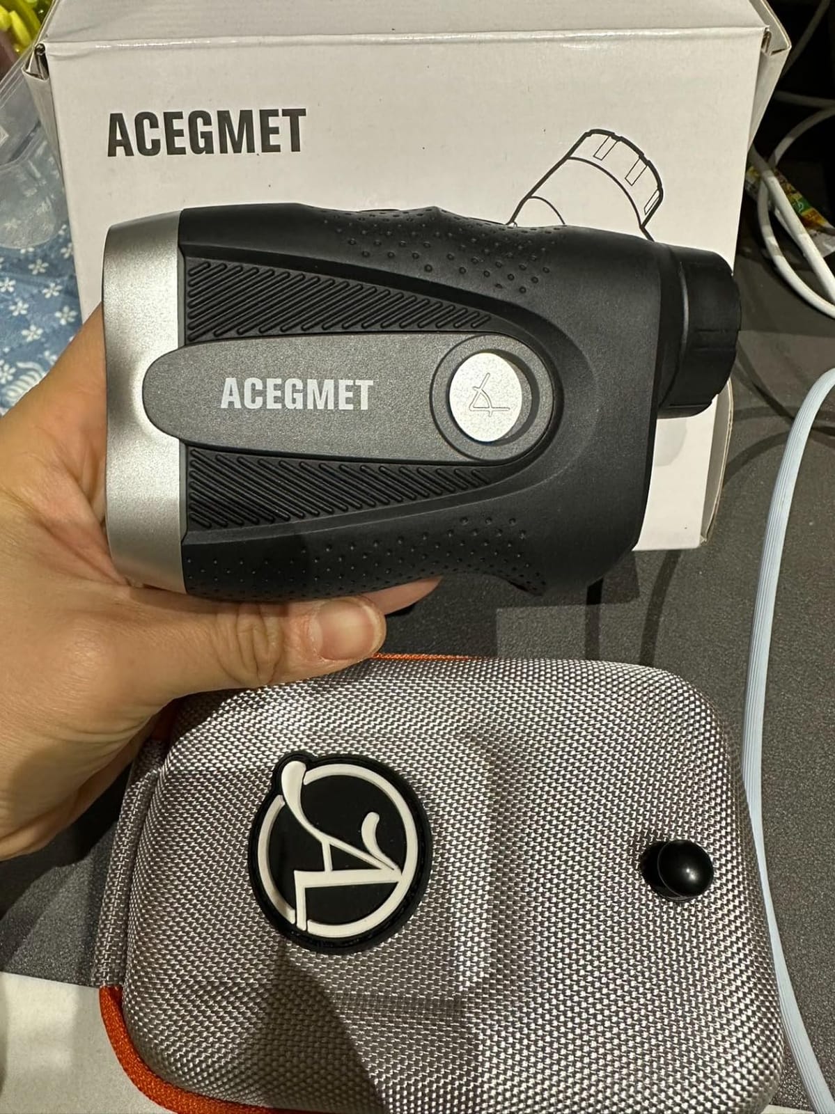 ACEGMET PFS5 Golf Range Finder, Slope & Triangulation, Magnetic, 1300 Yards customer photo 1