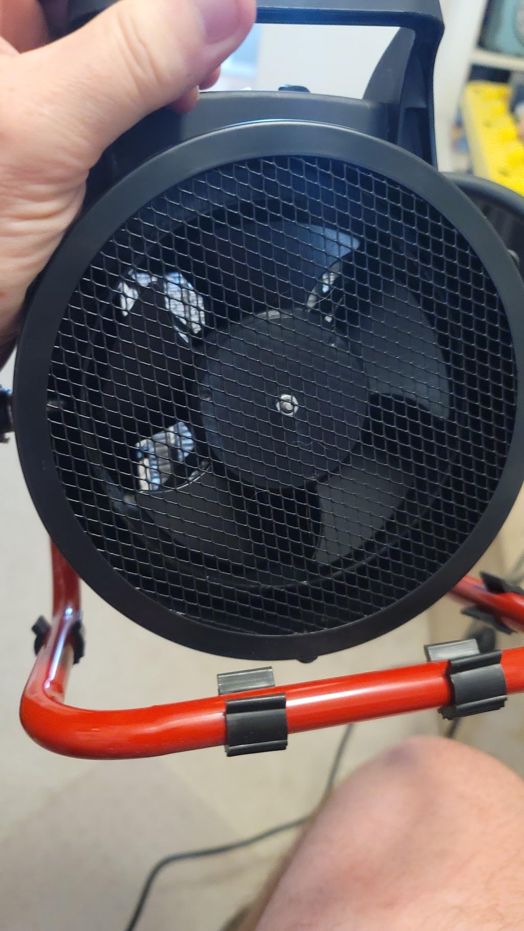 Greenhouse Heater with Digital Thermostat 1500W Grow Tent Heater (Red) customer photo 2