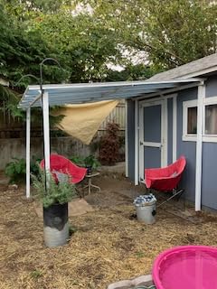 Aoxun 12x6 FT Hardtop Grill Gazebo with 2 Side Shelves & Hooks, Black customer photo 1