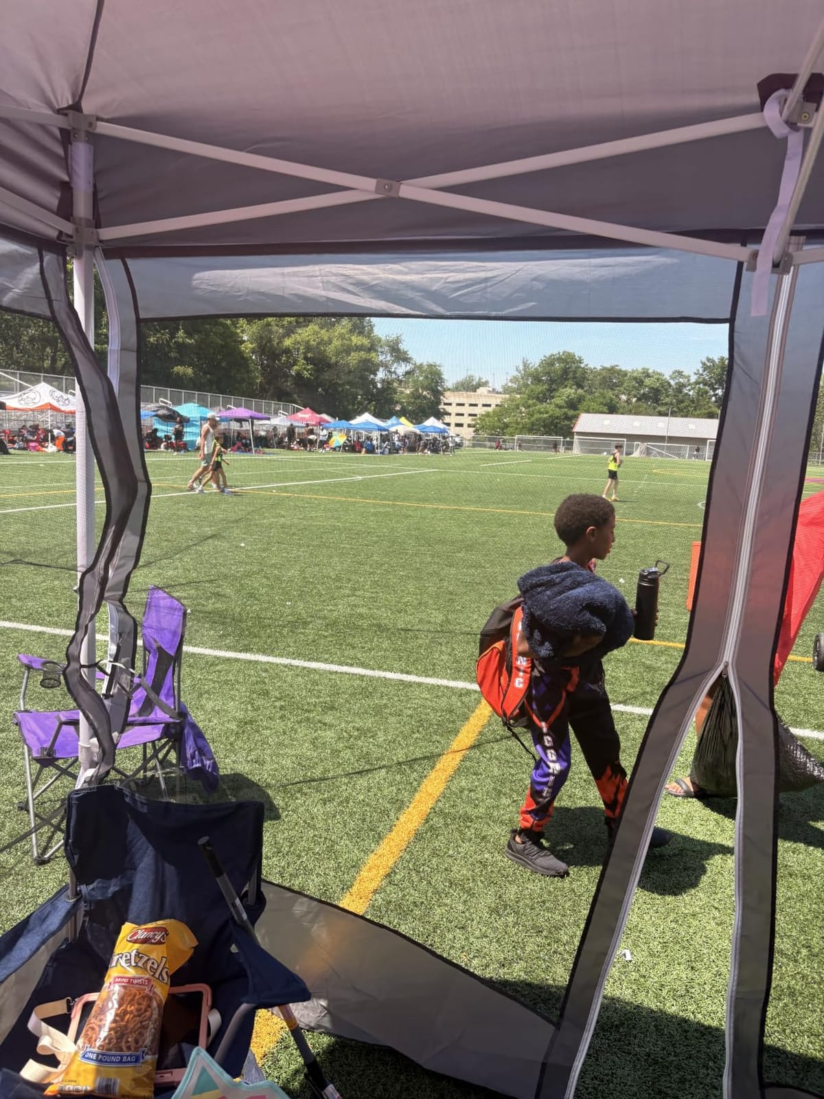 COBIZI 10x10 Heavy Duty Pop Up Canopy Tent with 4 Mosquito Netting Walls customer photo 2