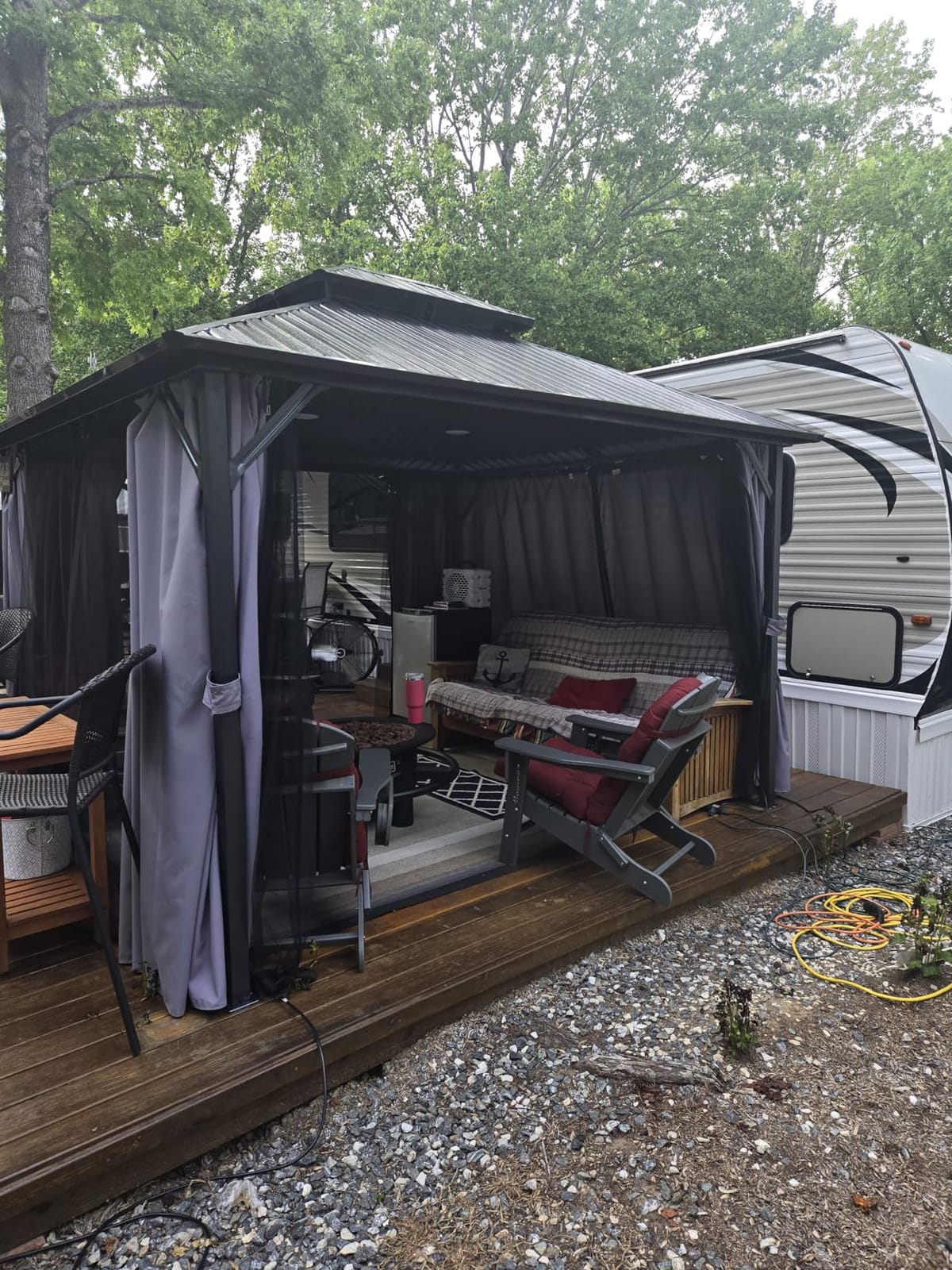 UDPATIO 10'x10' Hardtop Gazebo, Outdoor Gazebo Weather-Resistant, Grey customer photo 2