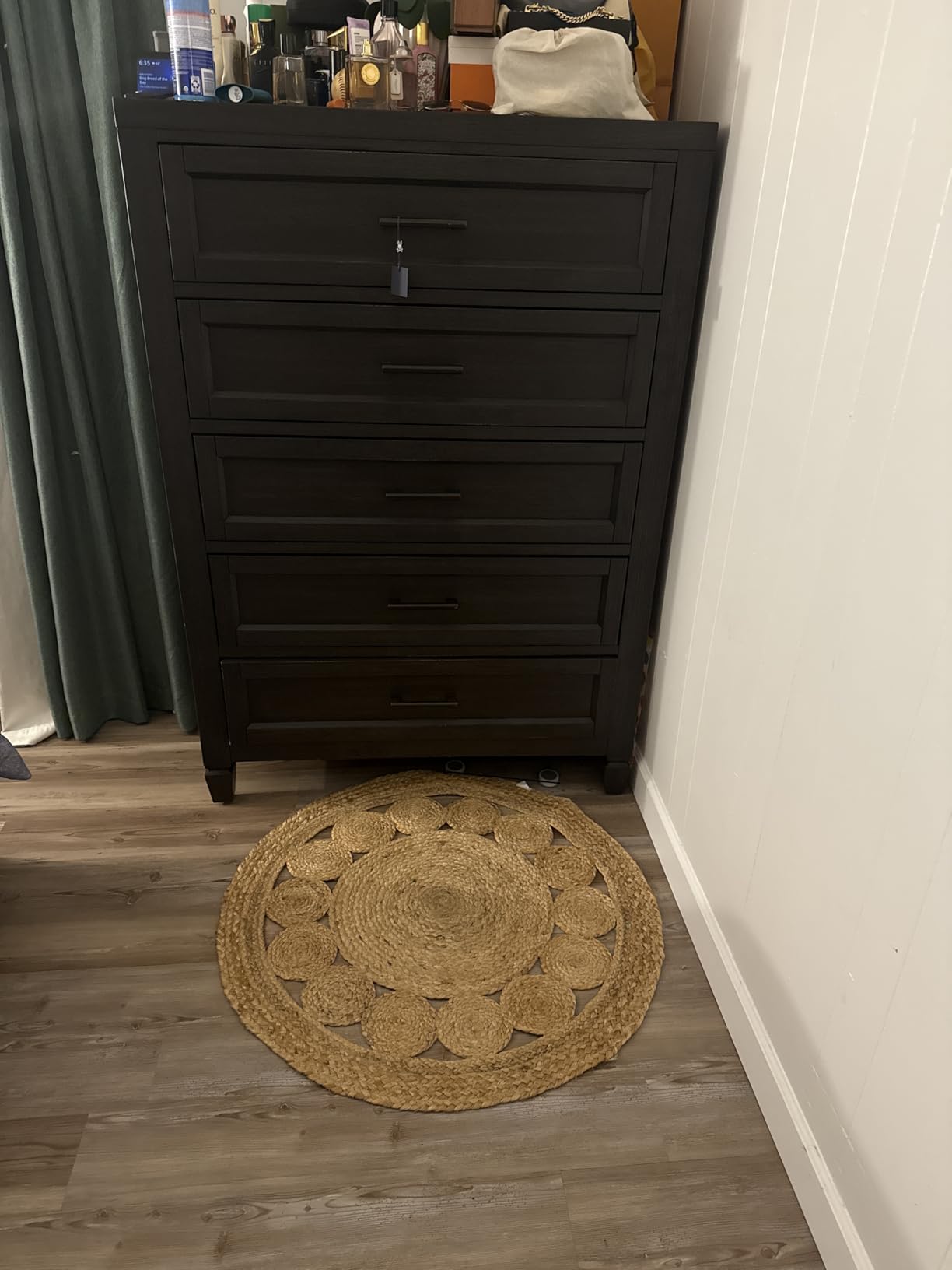 Handwoven Jute Cotton Area Rug 4x6 FT Natural Reversible Farmhouse Carpet customer photo 1