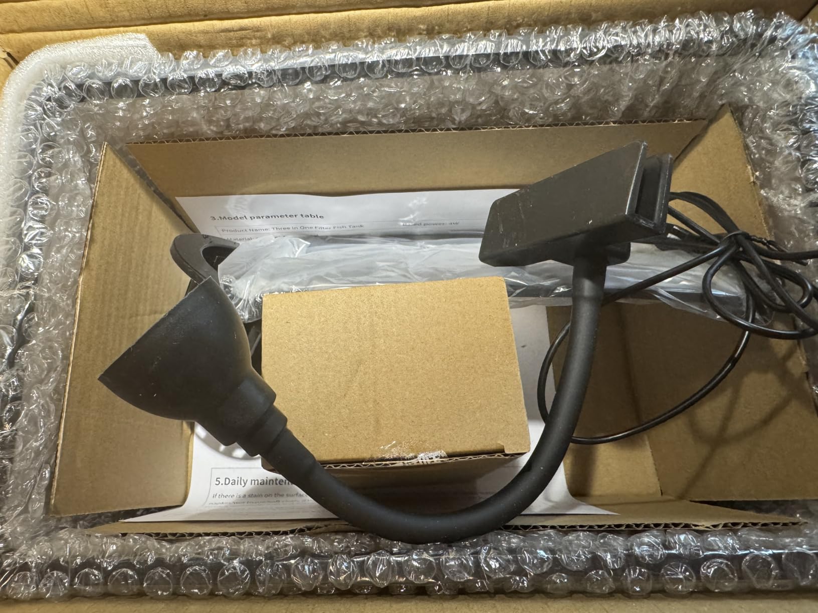 2 Gallon Hydroponic Fish Tank, Small Desktop Aquarium Kit customer photo 2