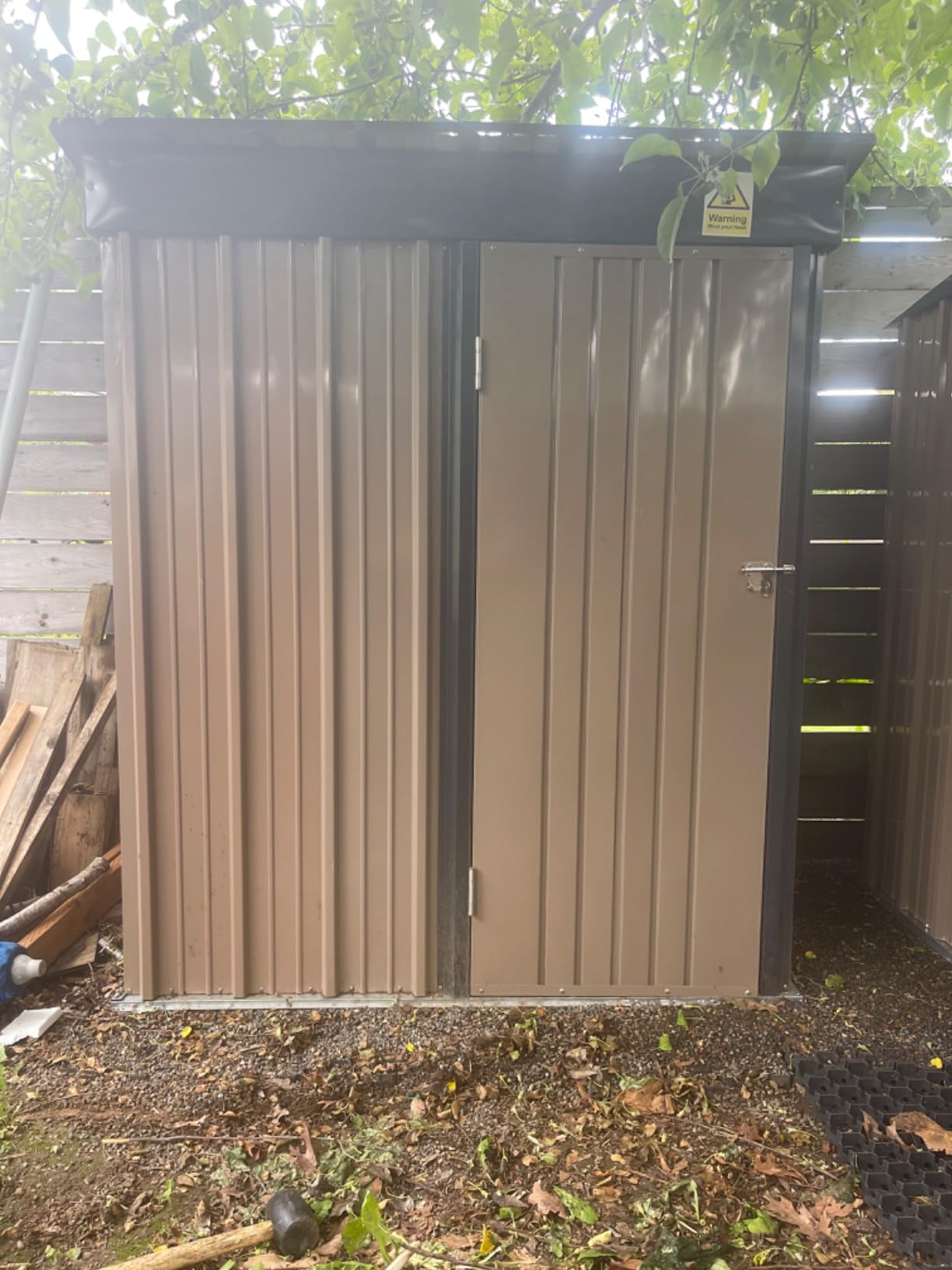 UDPATIO Resin Storage Shed 8x6 FT, Plastic Outdoor Storage Shed for Patio customer photo 1