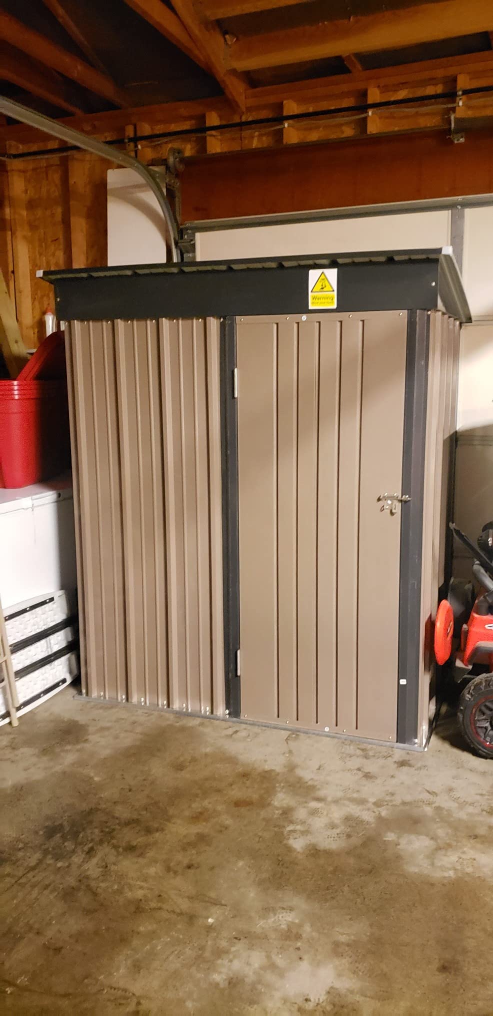 UDPATIO Resin Storage Shed 8x6 FT, Plastic Outdoor Storage Shed for Patio customer photo 2