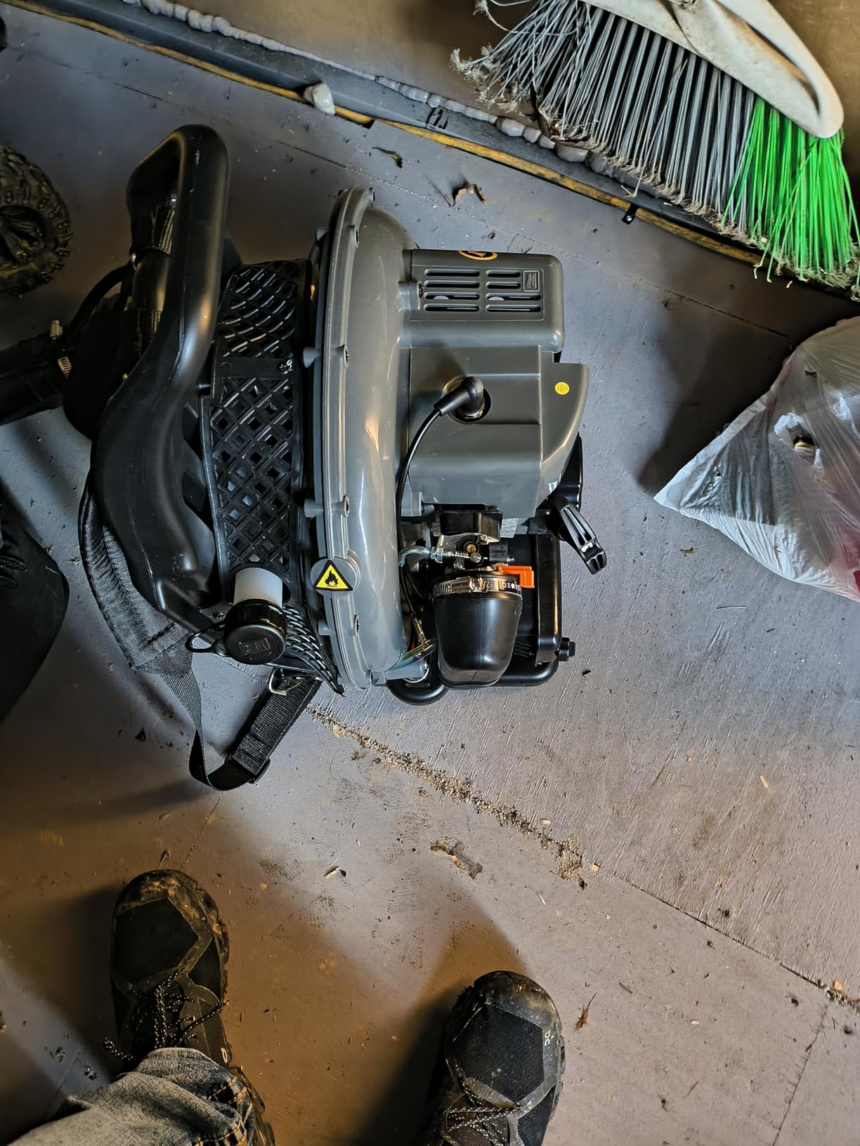 TDH Backpack Leaf Blower,63CC Backpack Blower with 665 CFM & 205 MPH customer photo 2