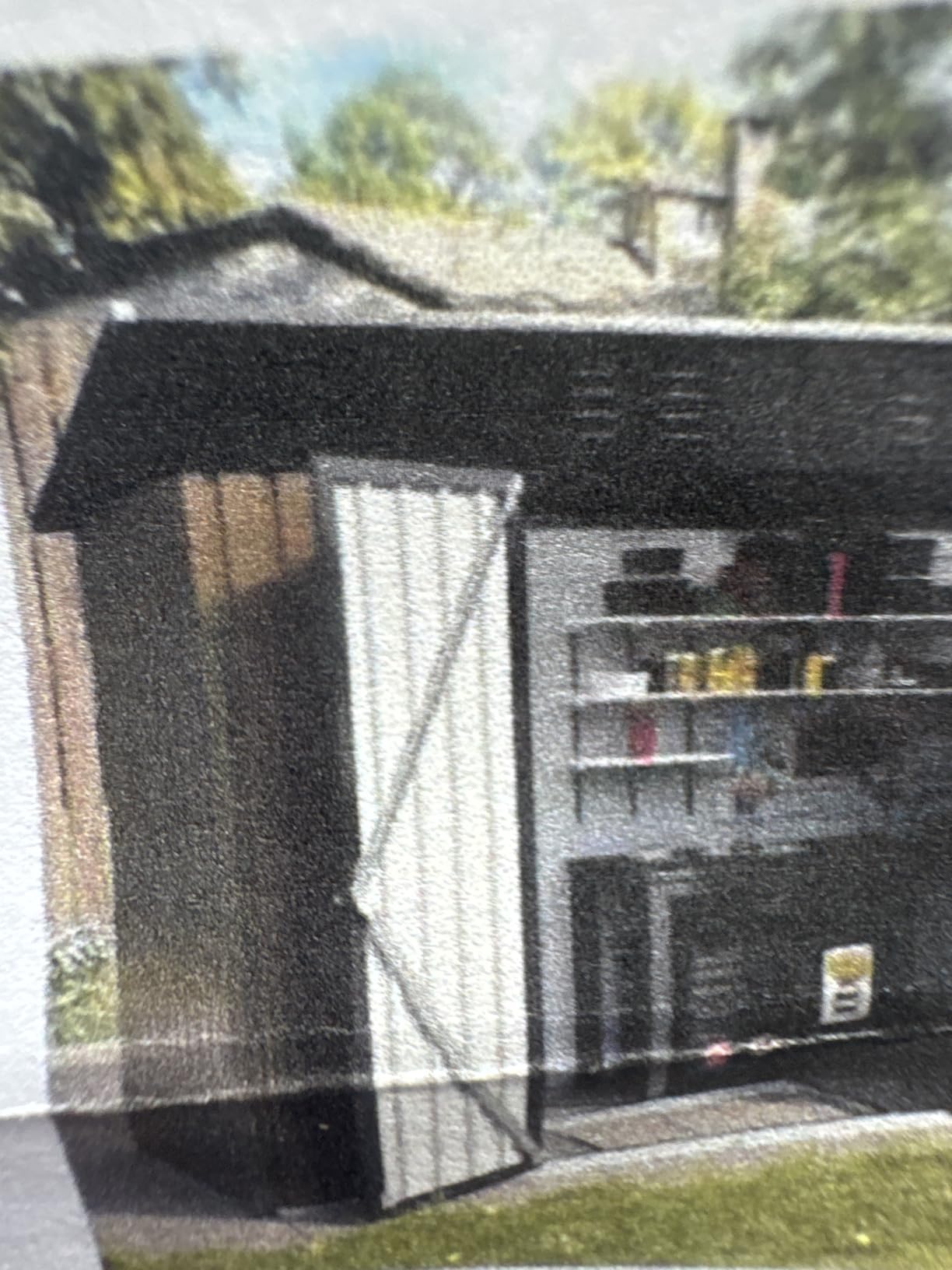 UDPATIO Outdoor Resin Storage Shed 6x4 FT Weatherproof with Floor, Grey customer photo 1