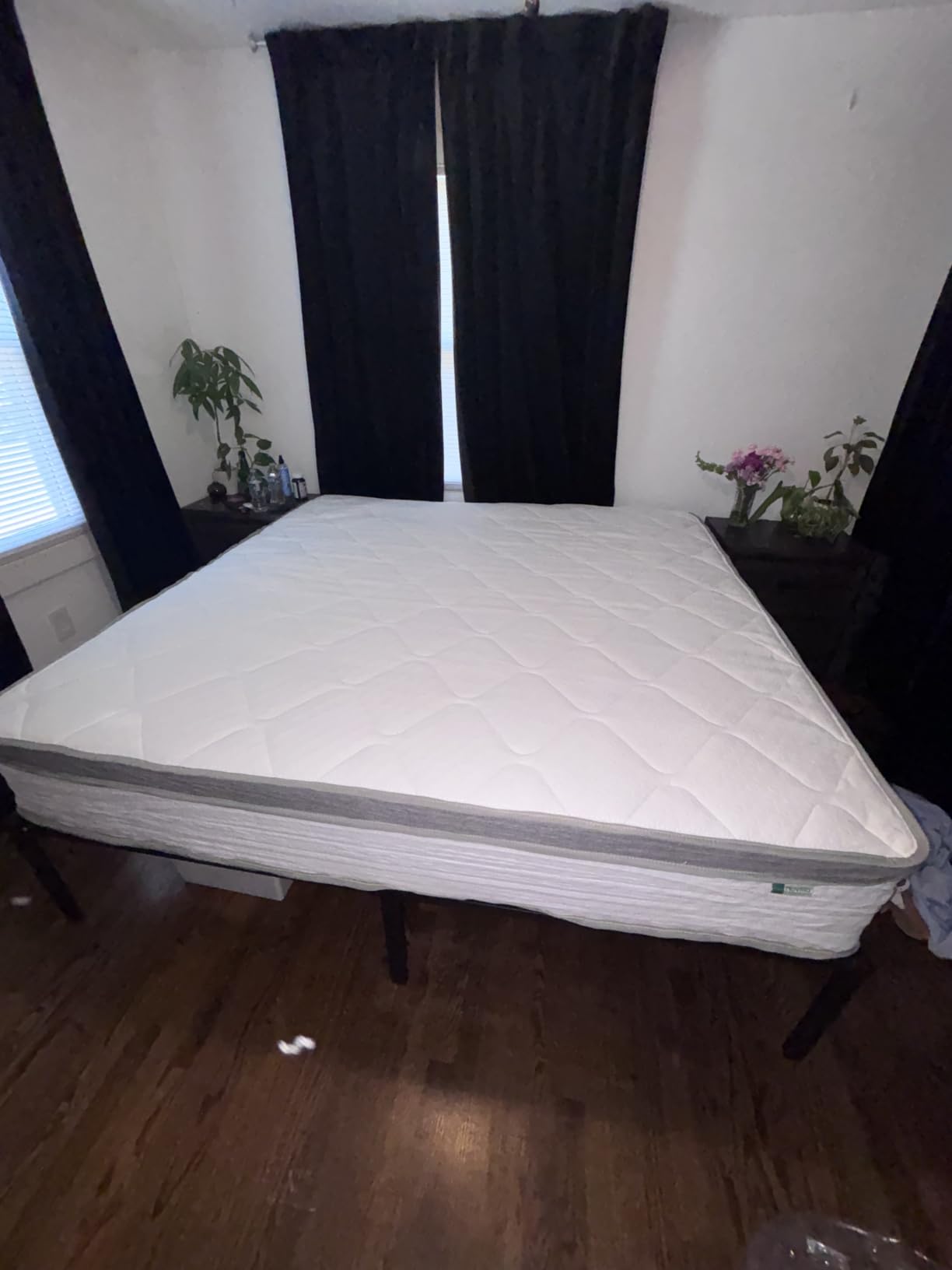 Novilla Twin XL Size Mattress, 12 Inch Hybrid Mattress in a Box, Comfort Sleep|Pocket Innerspring Hybrid Mattresses for Motion Isolation, Pressure Relief & Enhanced Edge Support, Medium Firm Feel customer photo 1