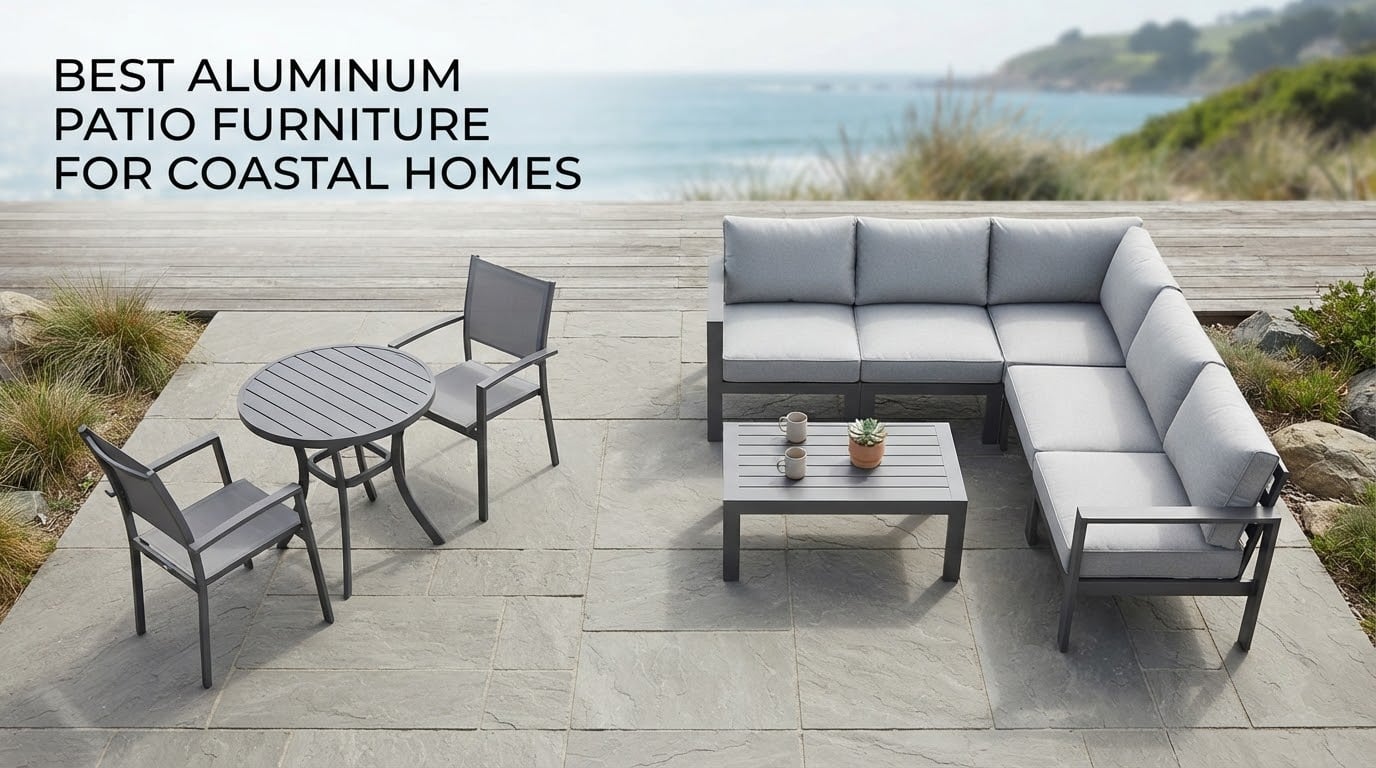 best aluminum patio furniture for coastal homes