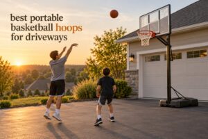best portable basketball hoops for driveways