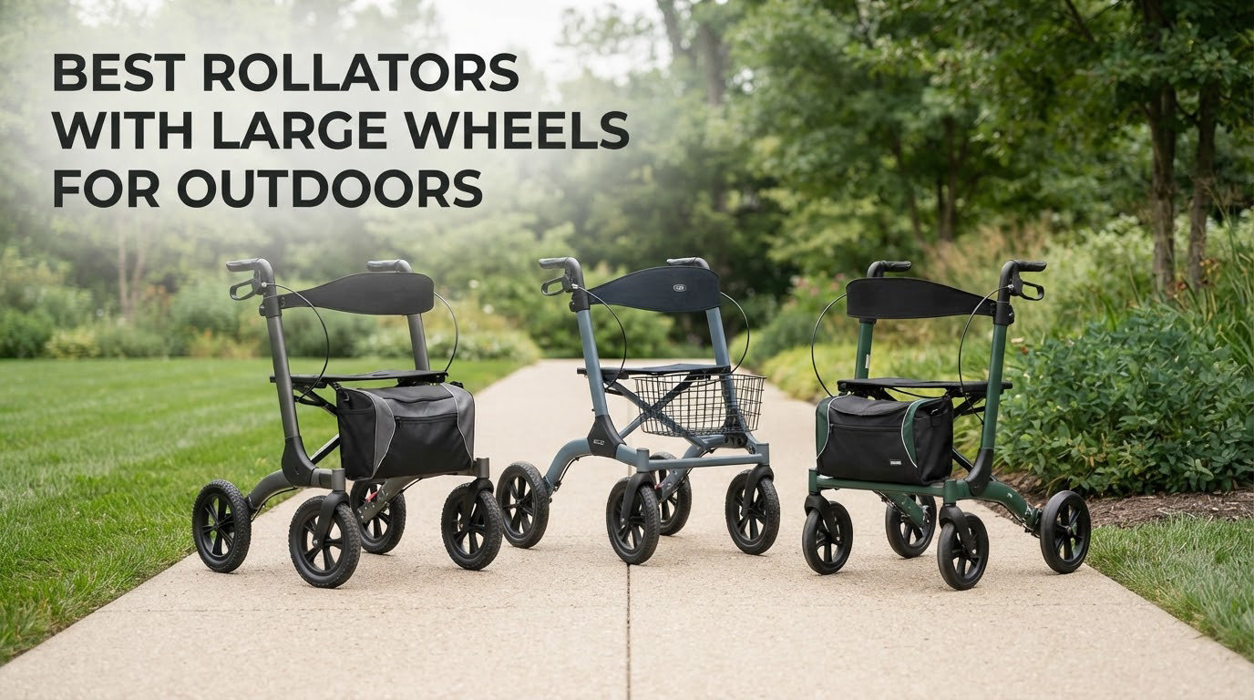 best rollators with large wheels for outdoors