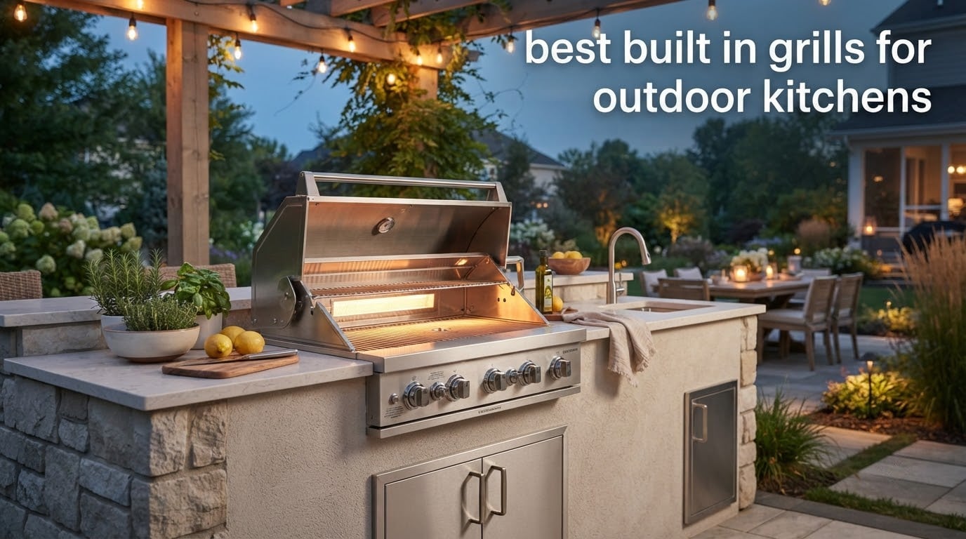 best built in grills for outdoor kitchens