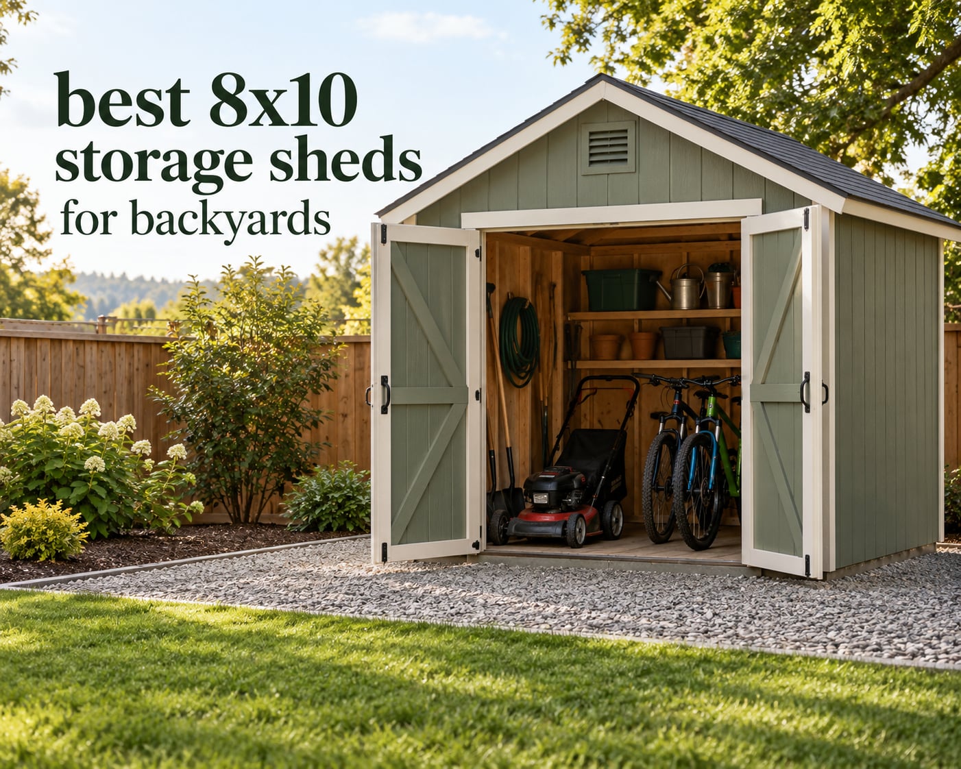 best 8x10 storage sheds for backyards