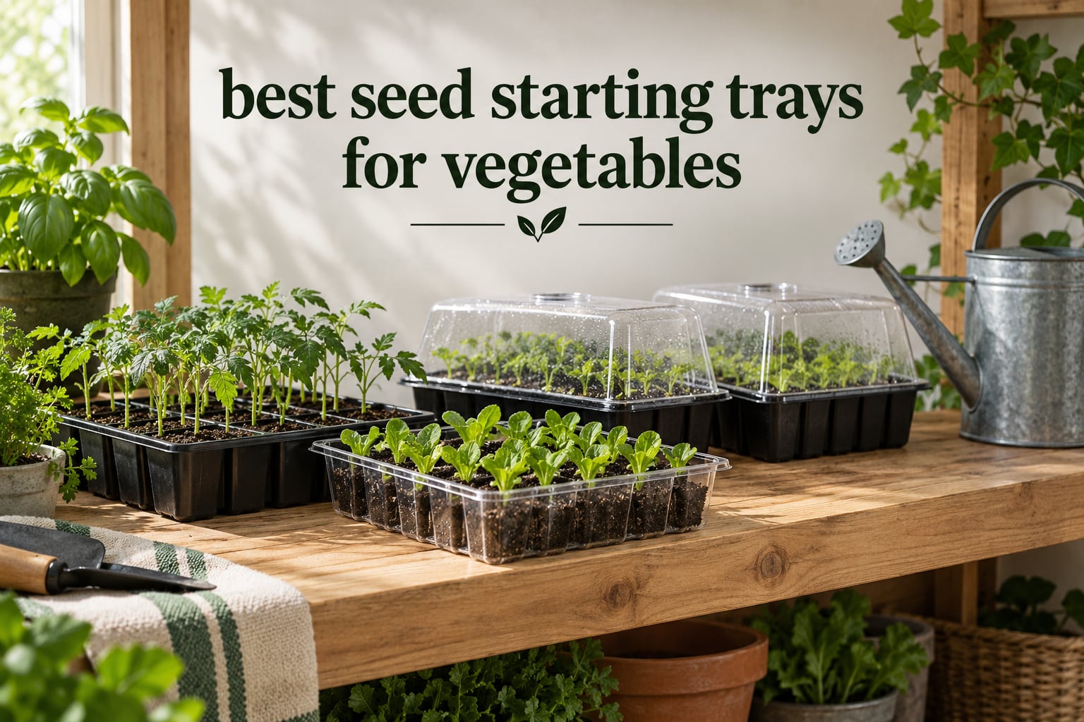 best seed starting trays for vegetables