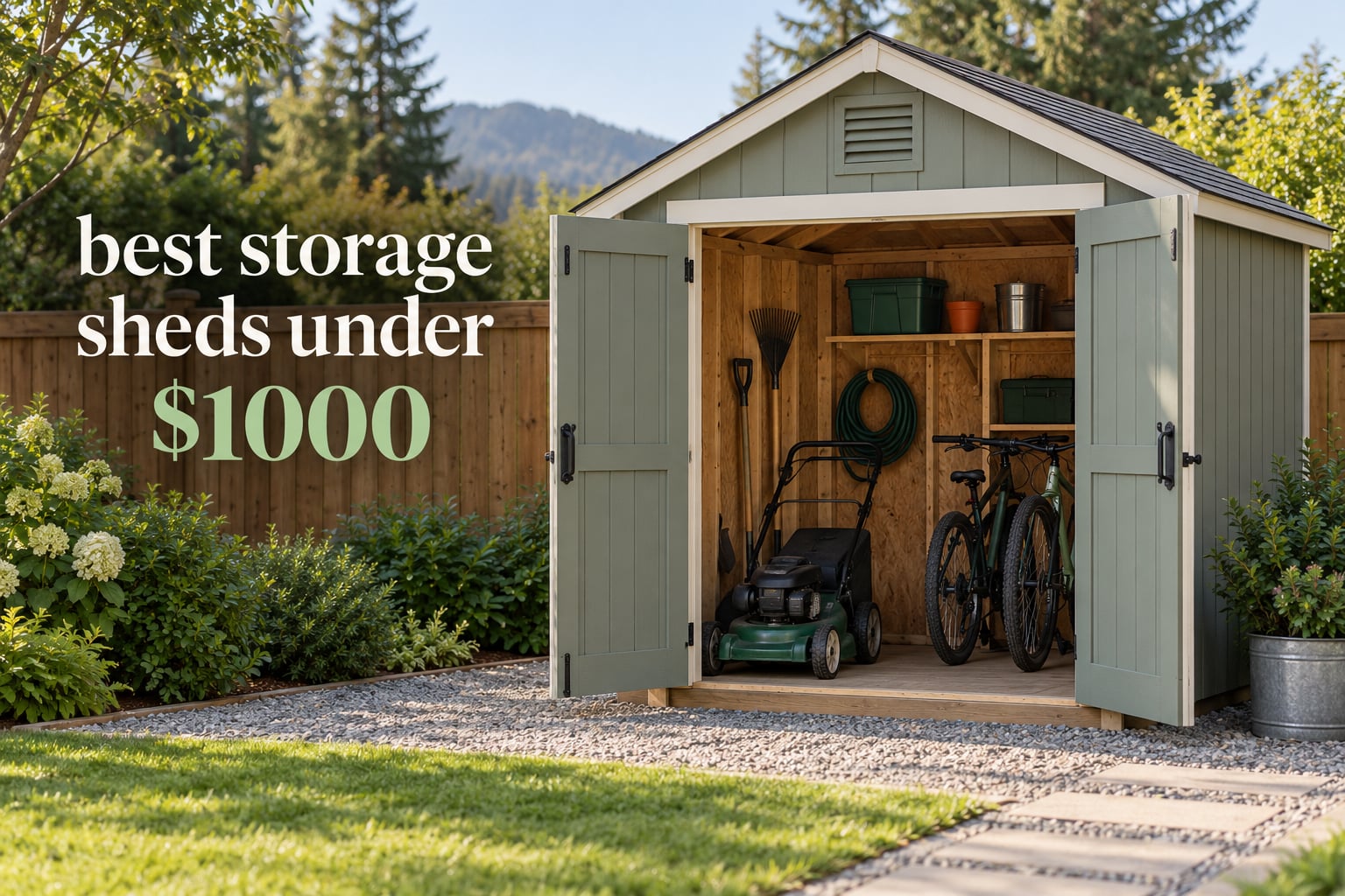 best storage sheds under $1000