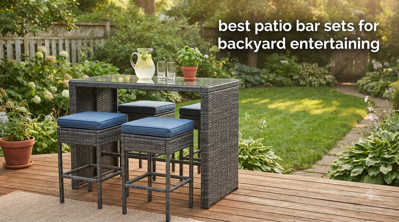 best patio bar sets for backyard entertaining