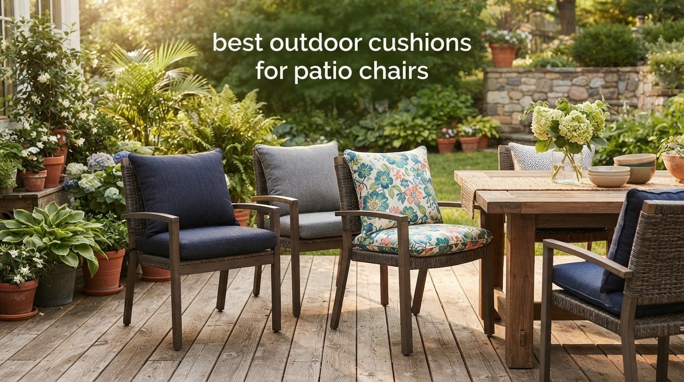 best outdoor cushions for patio chairs