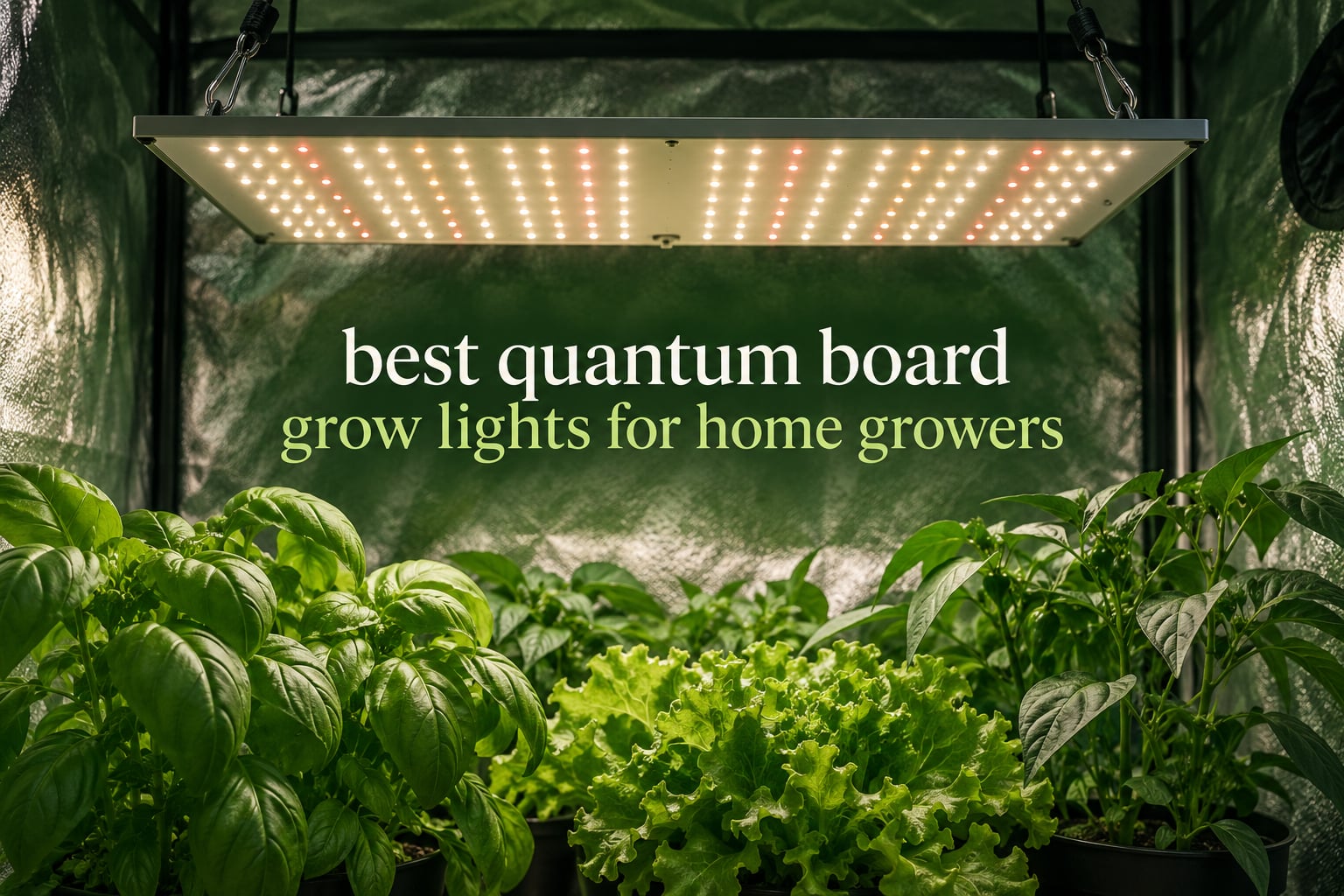 best quantum board grow lights for home growers