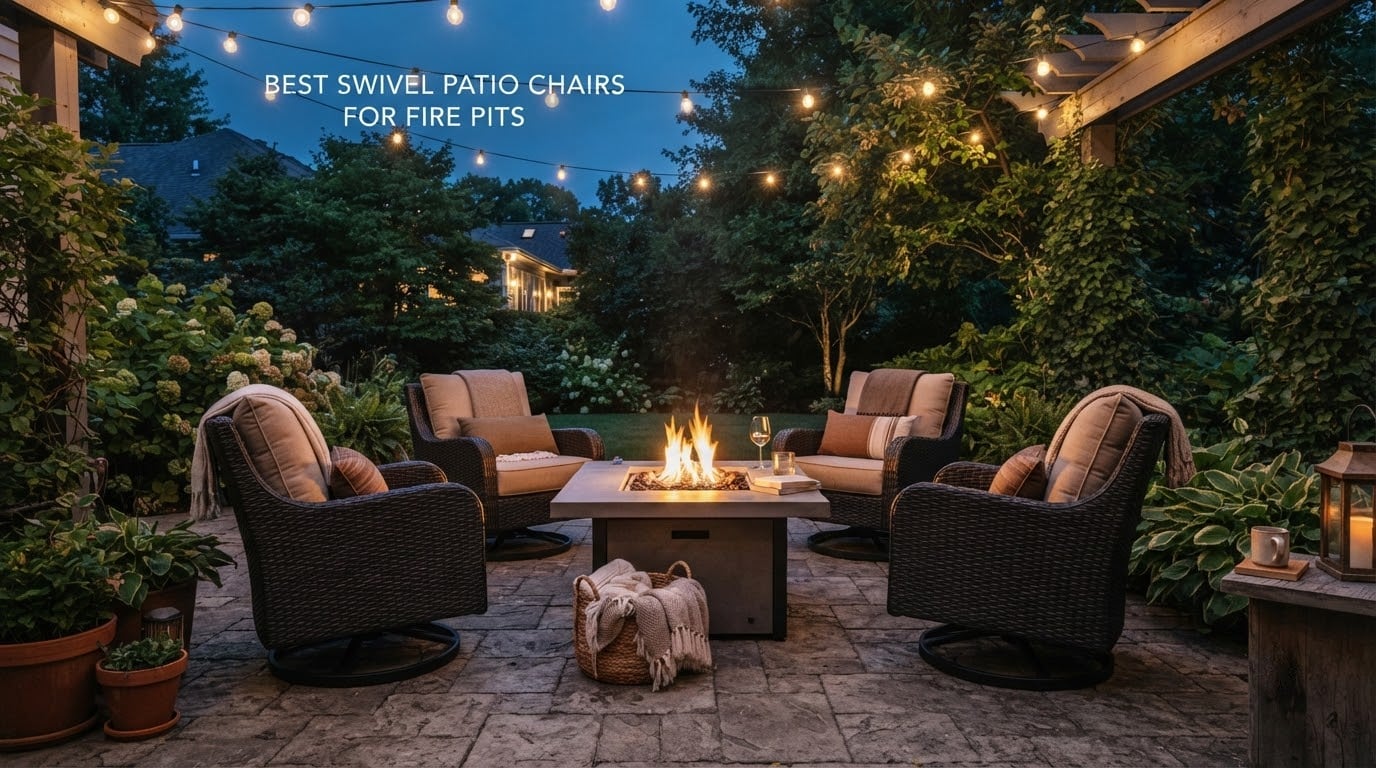 best swivel patio chairs for fire pits