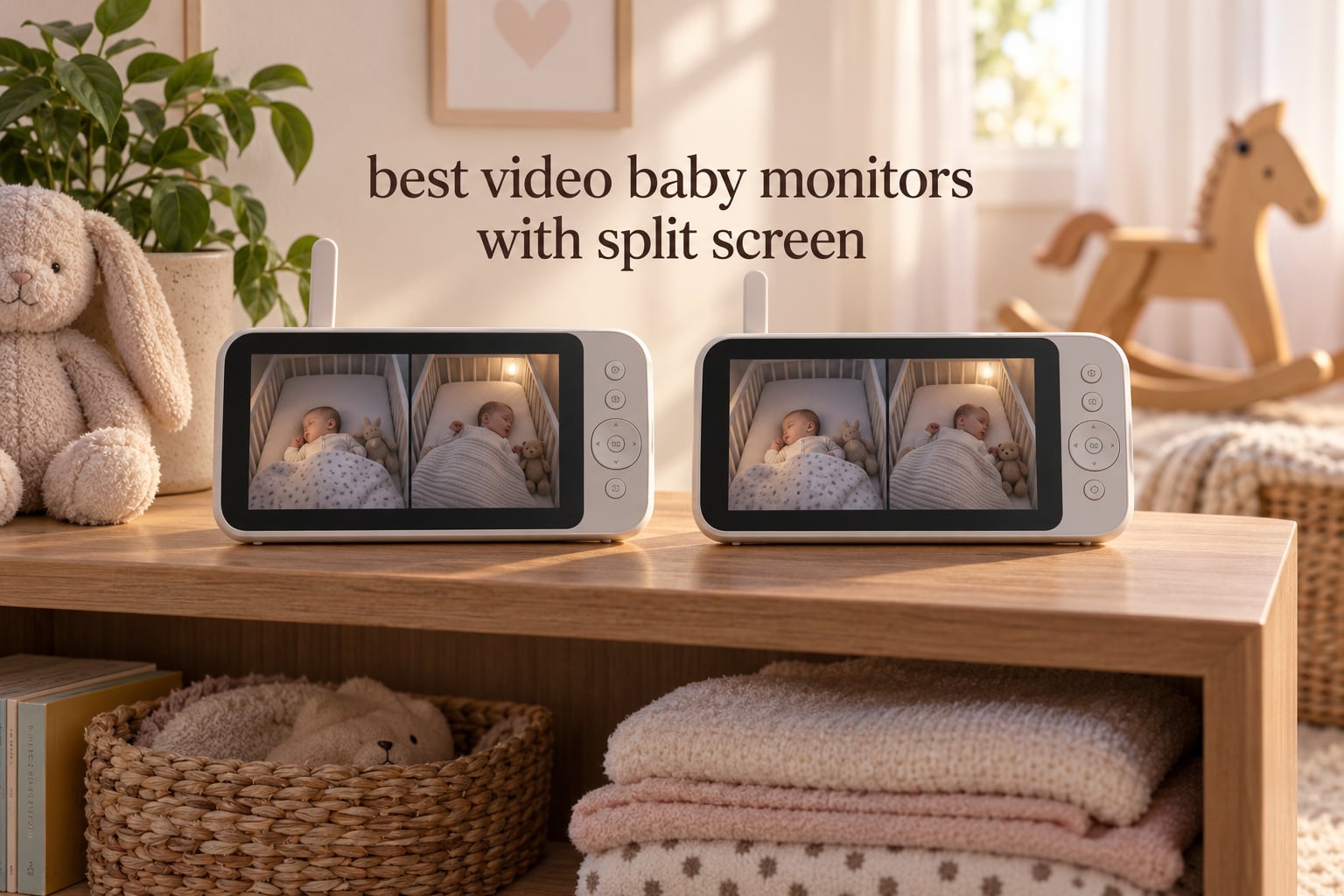 best video baby monitors with split screen