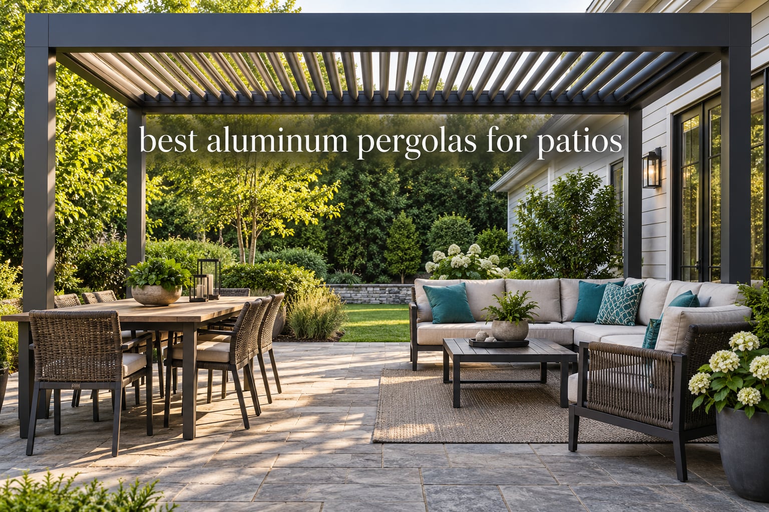 best aluminum pergolas for patios