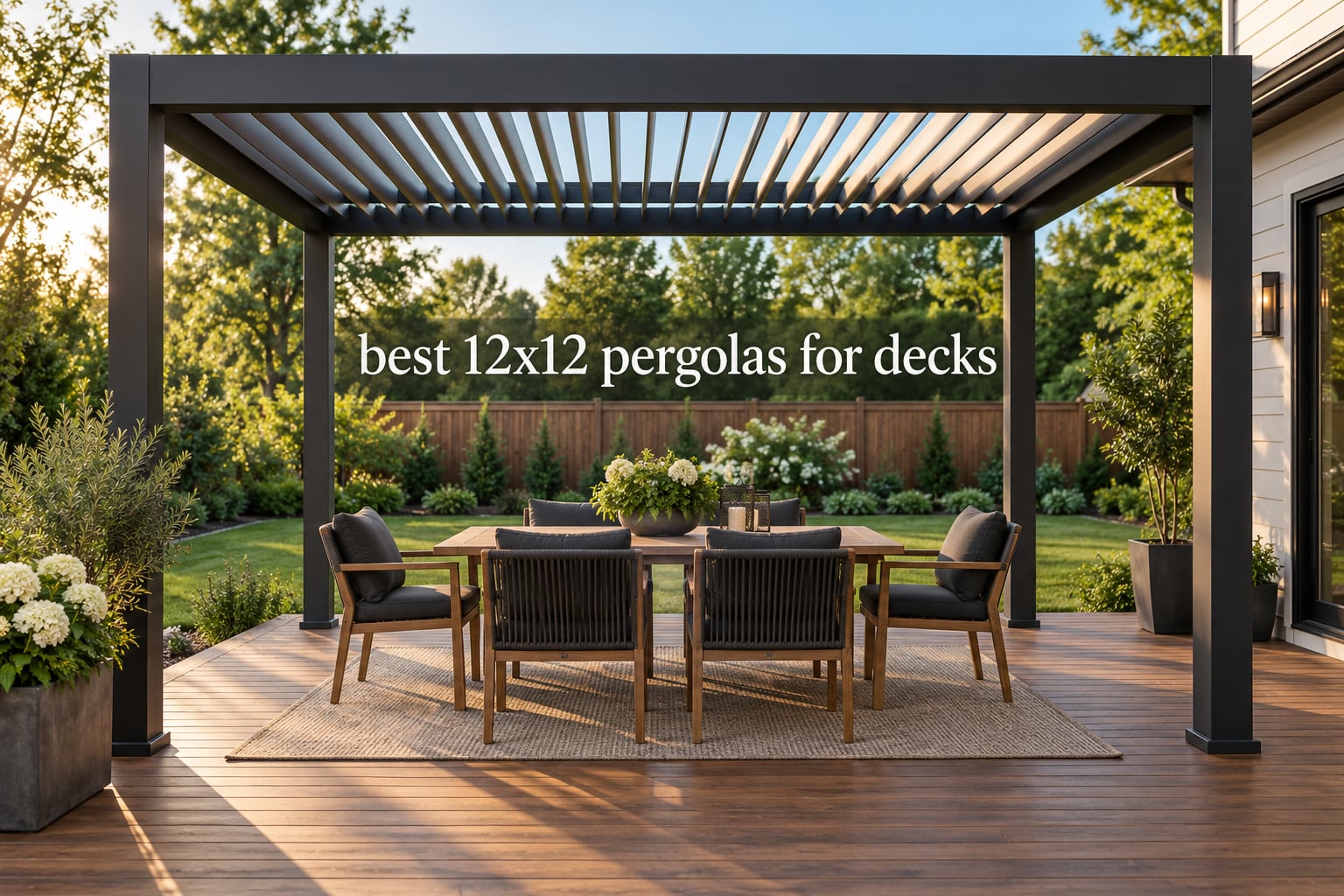 best 12x12 pergolas for decks