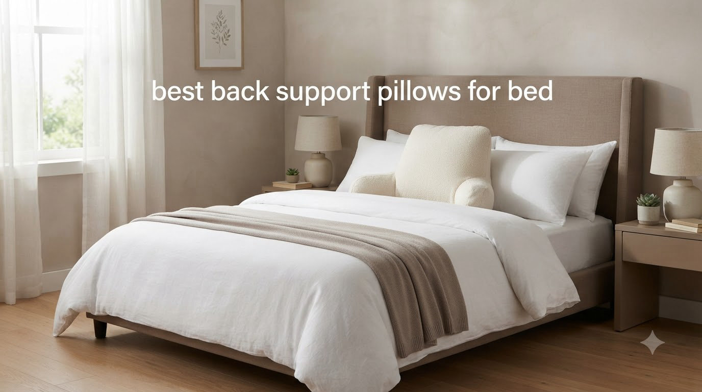 best back support pillows for bed