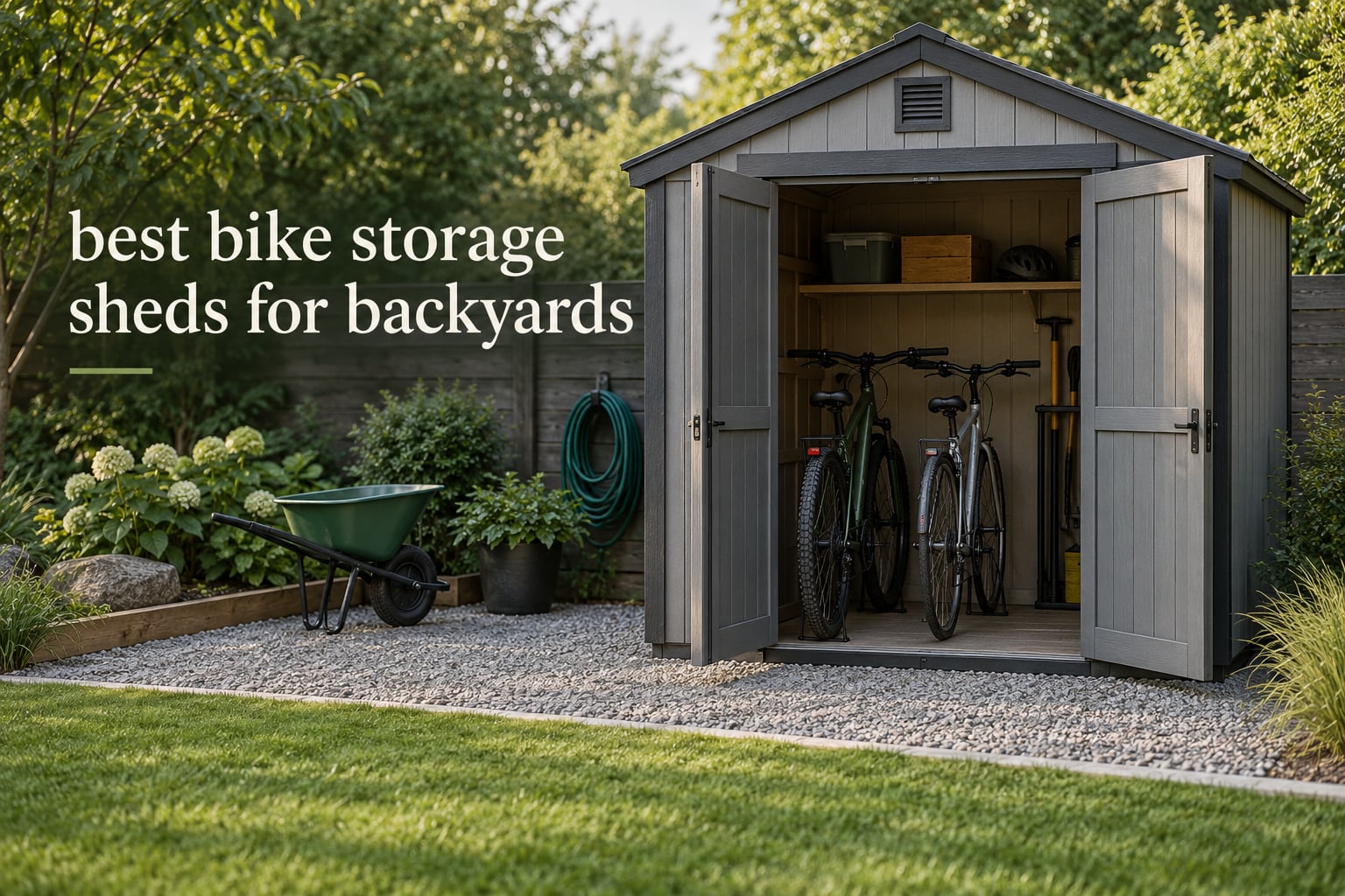 best bike storage sheds for backyards