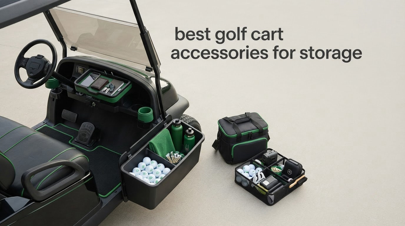 best golf cart accessories for storage