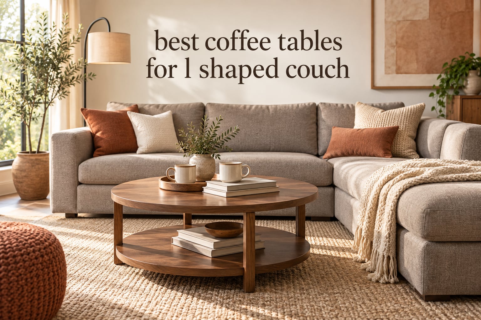 best coffee tables for l shaped couch