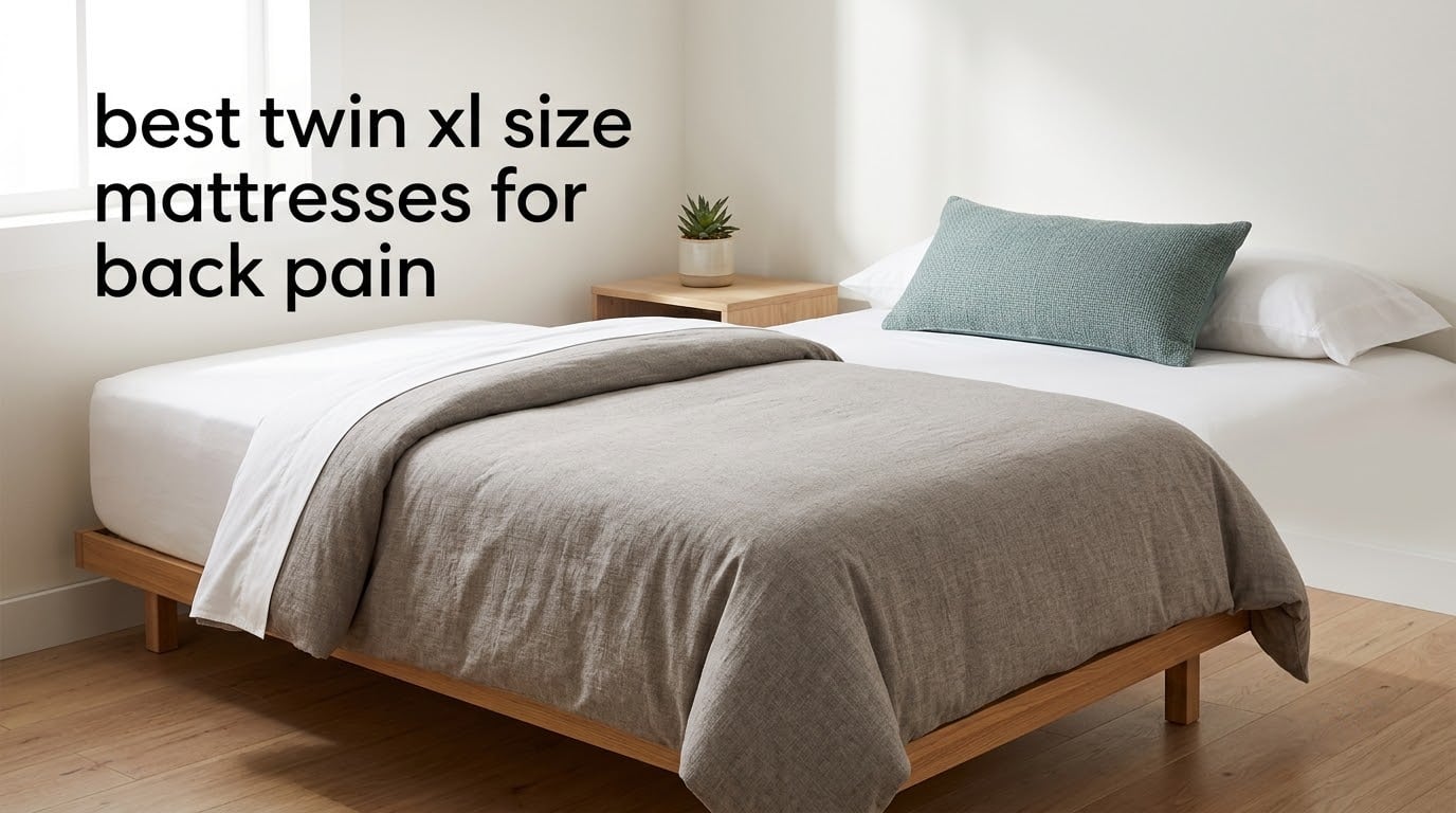 best twin xl size mattresses for back pain