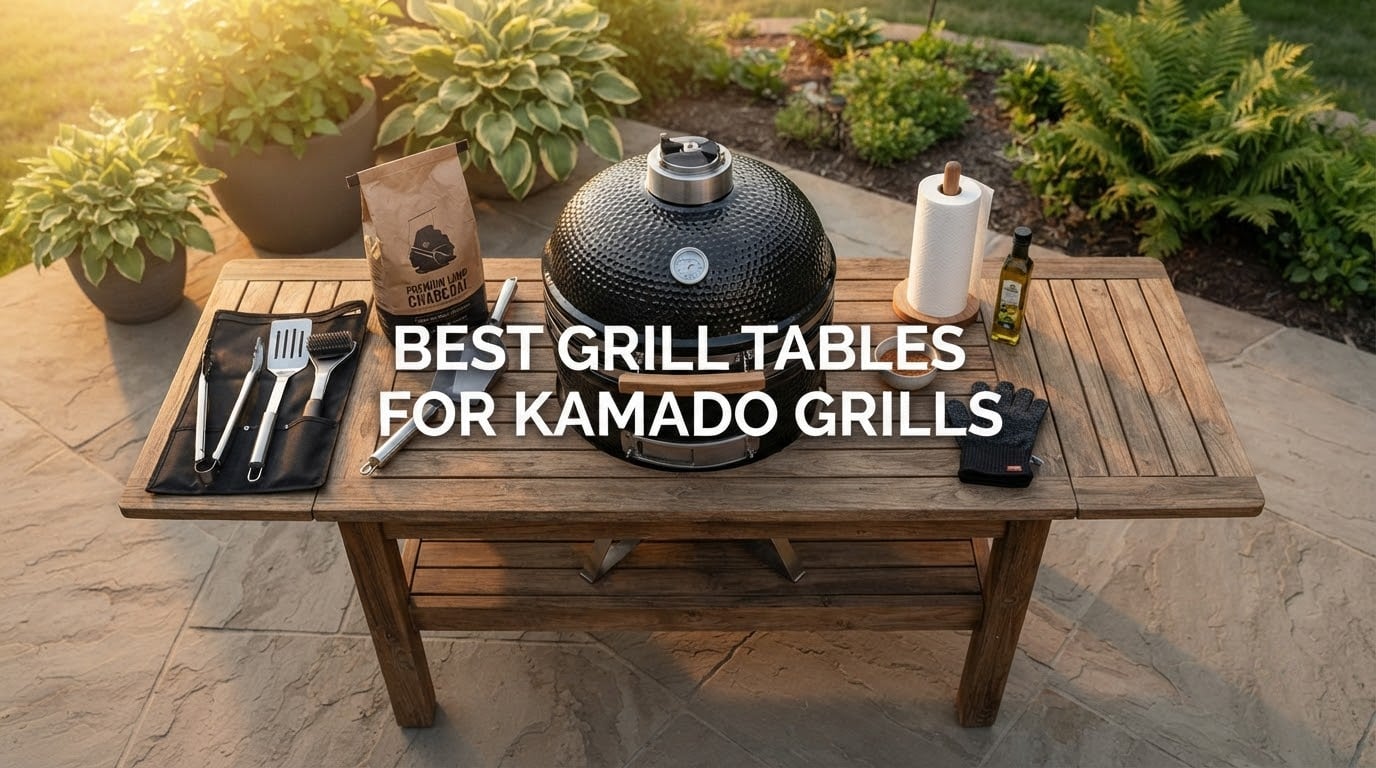 best grill tables for kamado grills