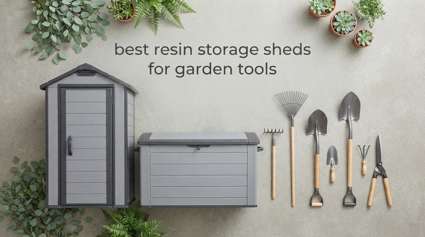 best resin storage sheds for garden tools