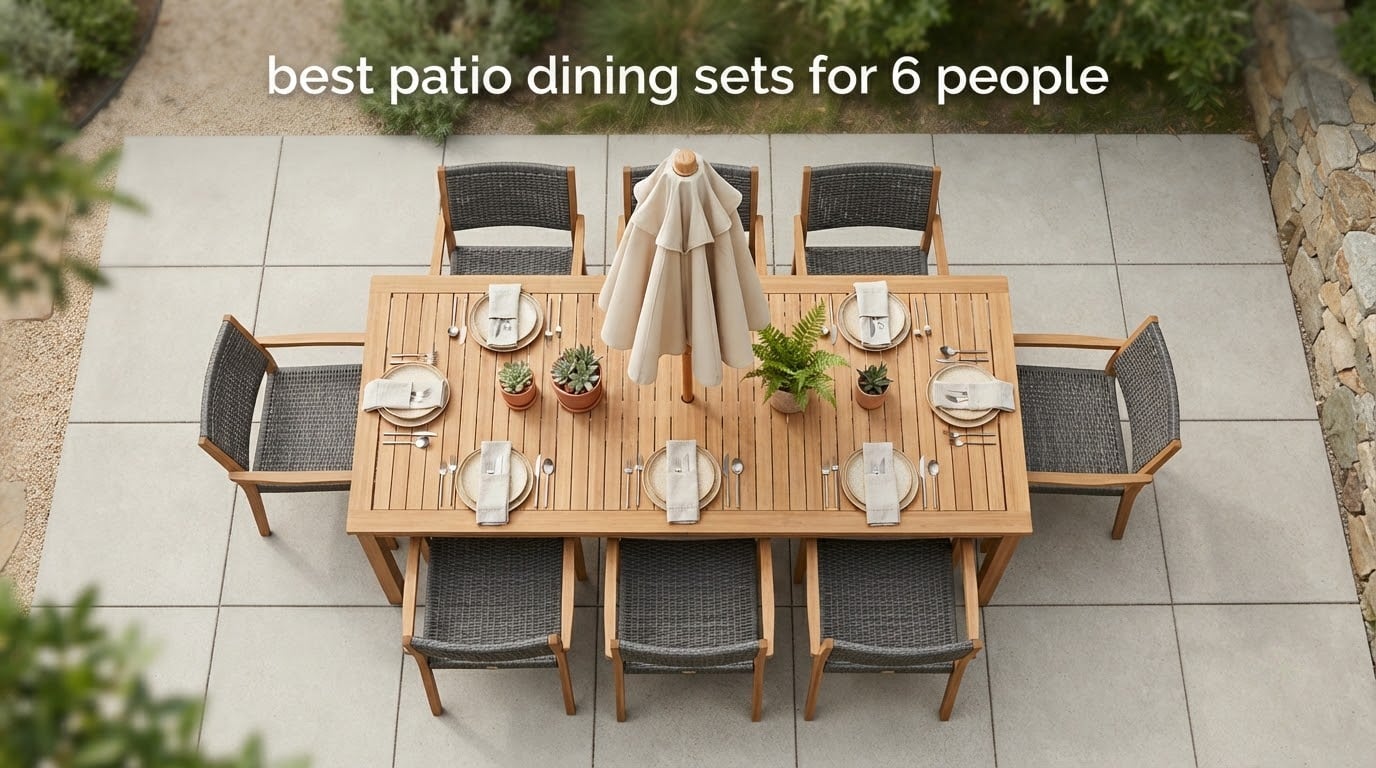 best patio dining sets for 6 people