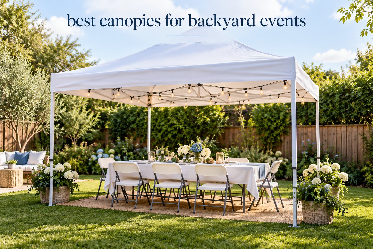 best canopies for backyard events