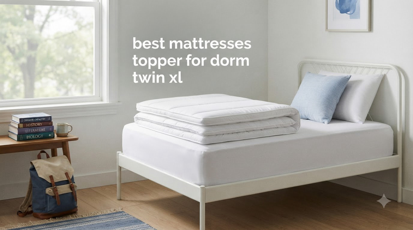 best mattresses topper for dorm twin xl