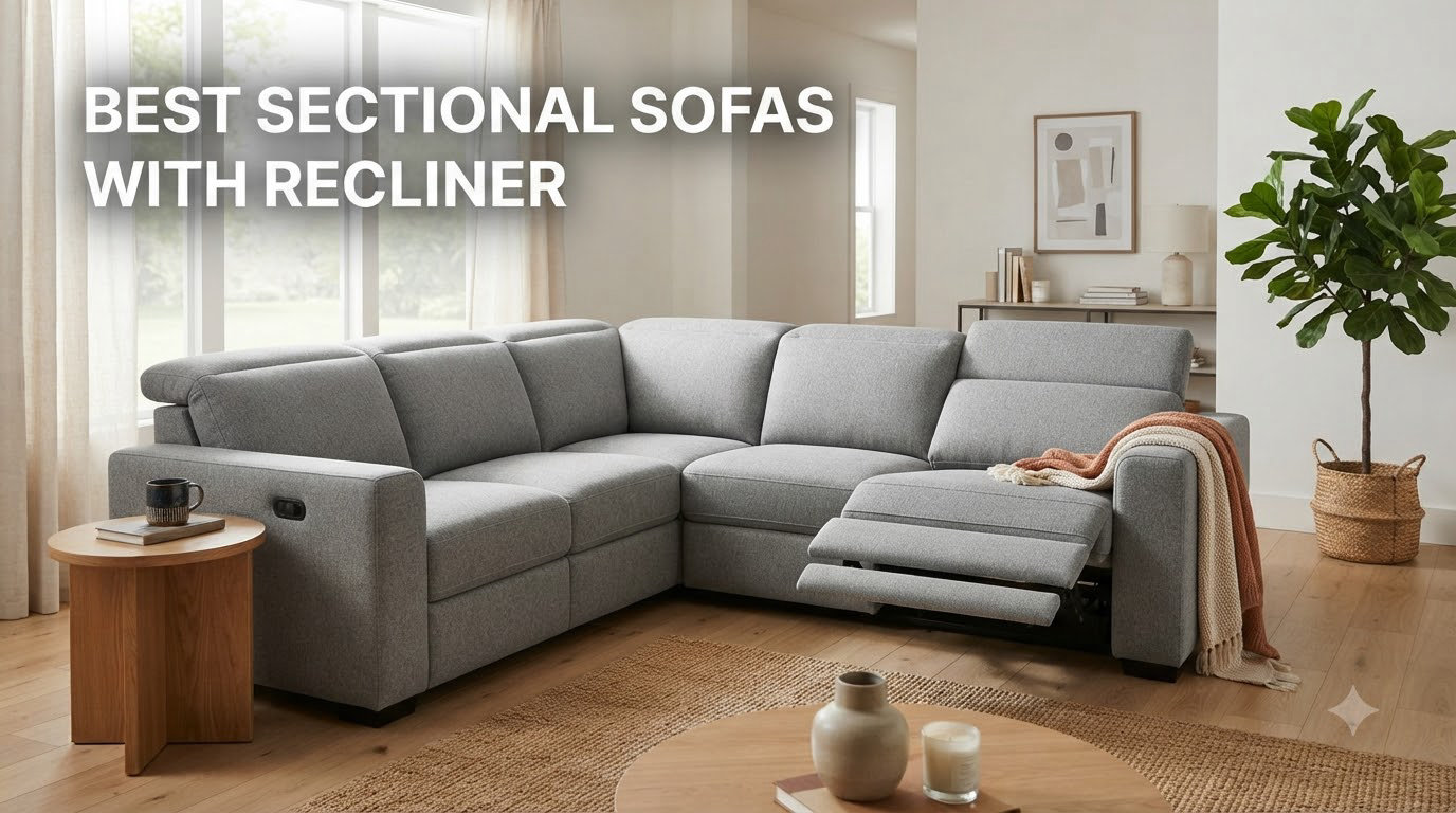 best sectional sofas with recliner