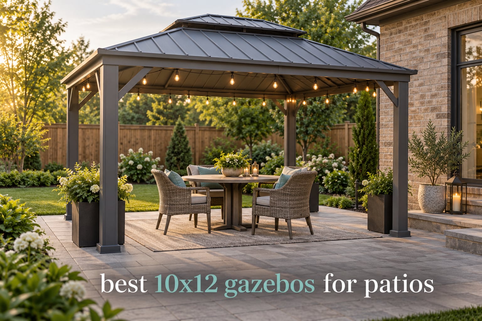 best 10x12 gazebos for patios