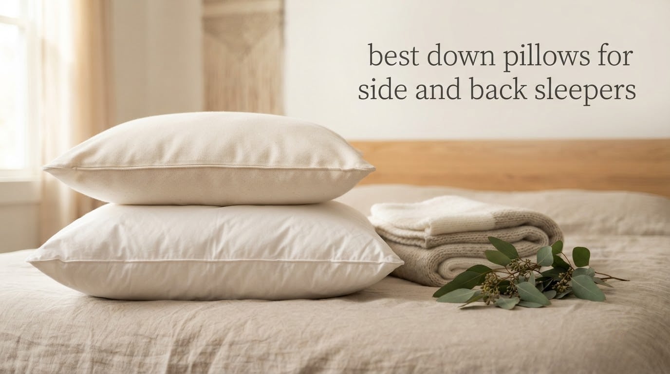 best down pillows for side and back sleepers