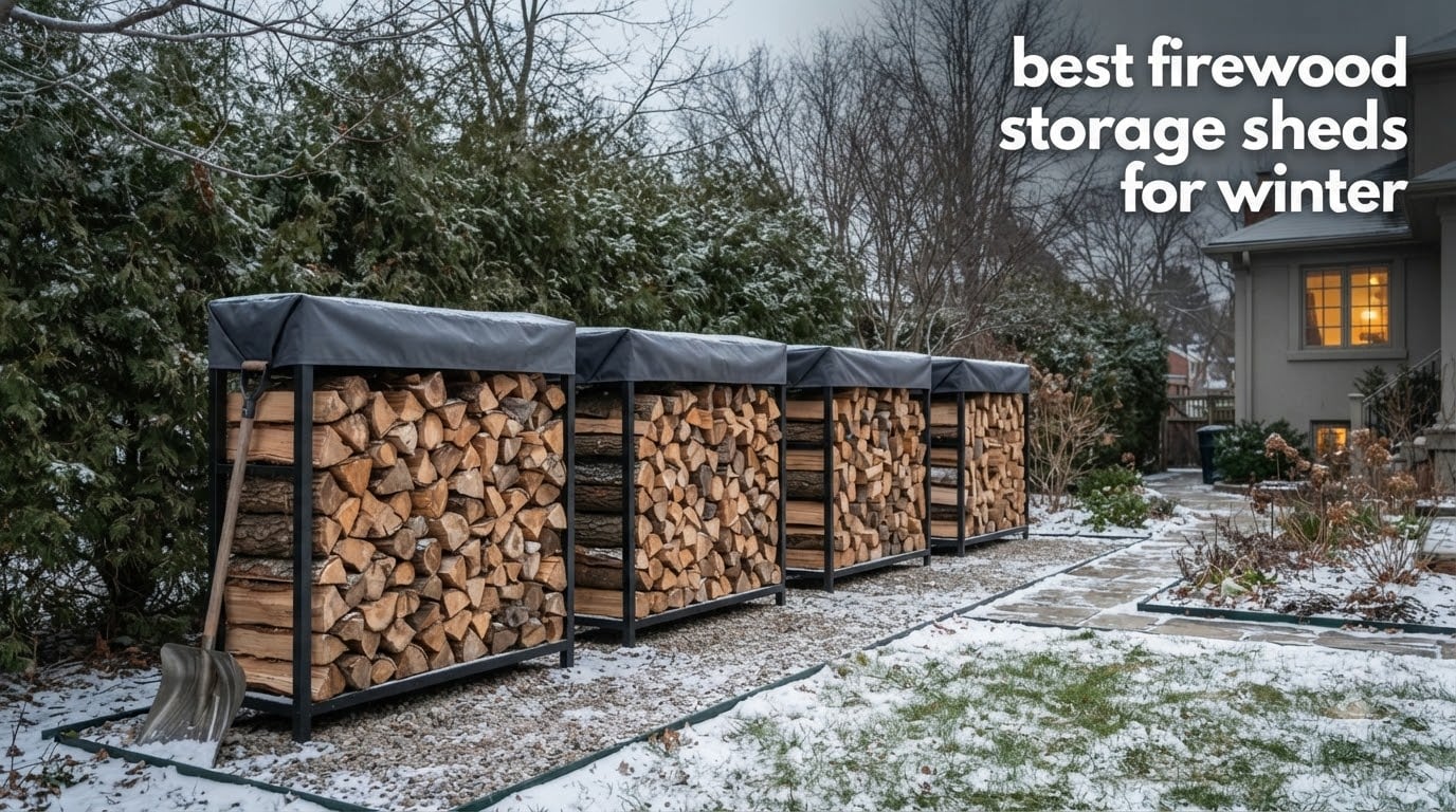 best firewood storage sheds for winter