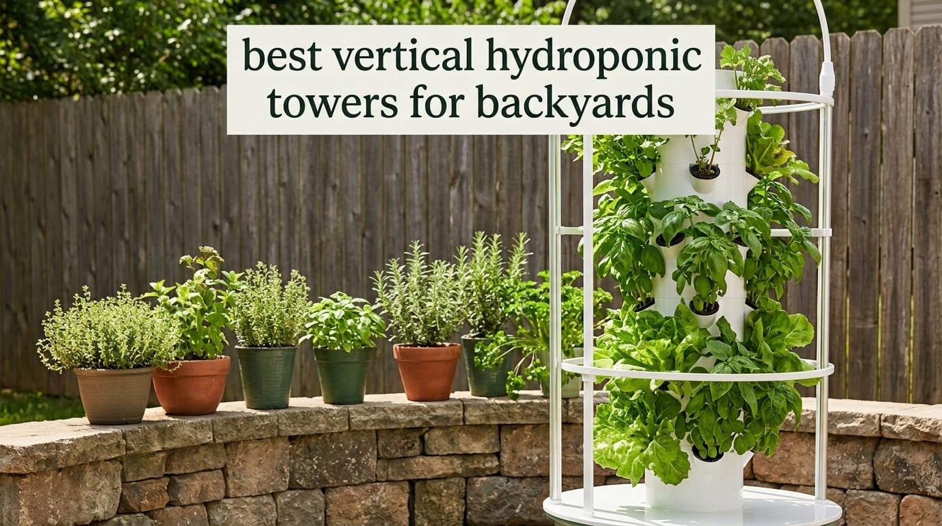best vertical hydroponic towers for backyards