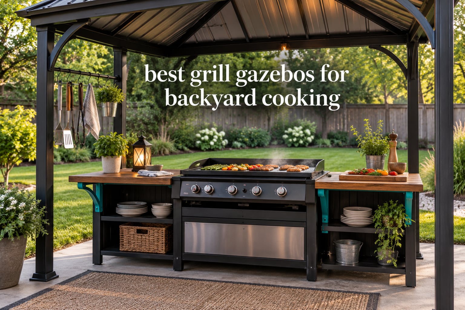best grill gazebos for backyard cooking