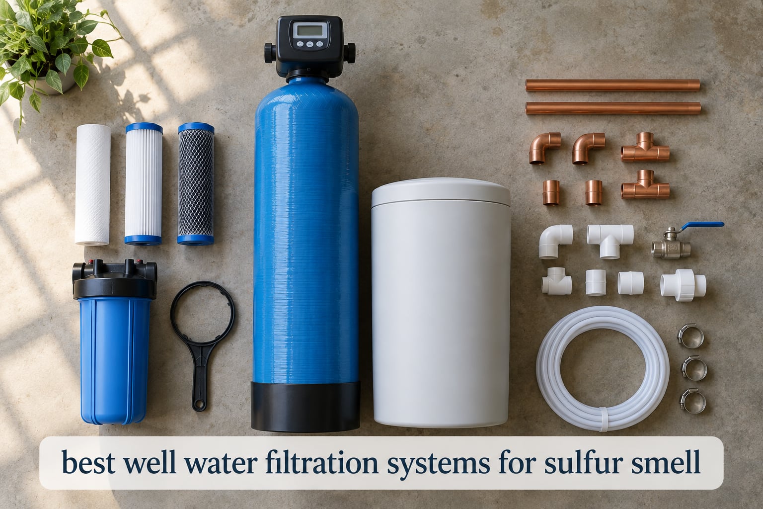 best well water filtration systems for sulfur smell