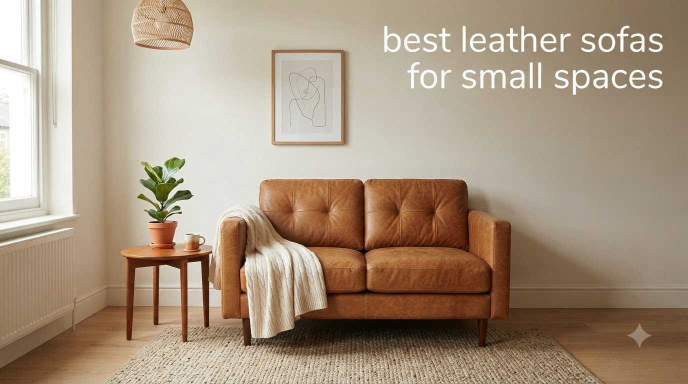 best leather sofas for small spaces